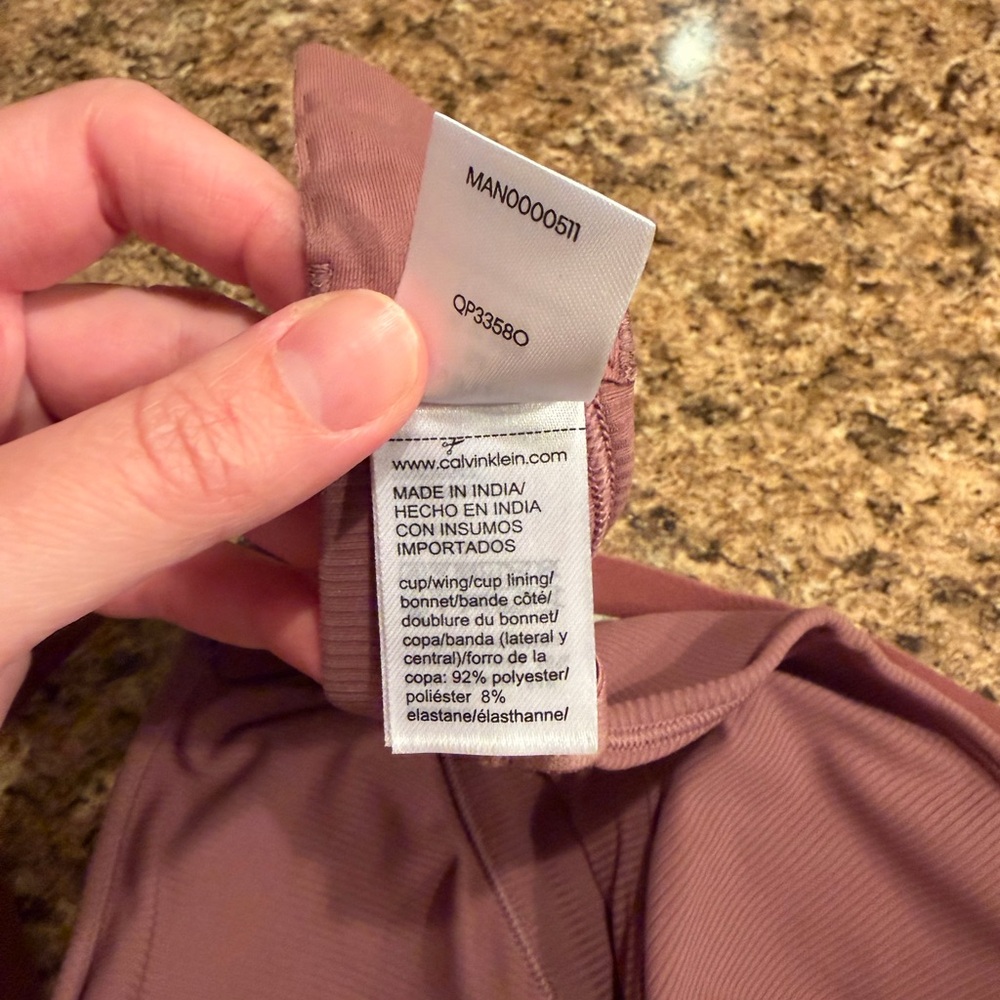 Calvin Klein triangle bralette - Picture 6 of 6